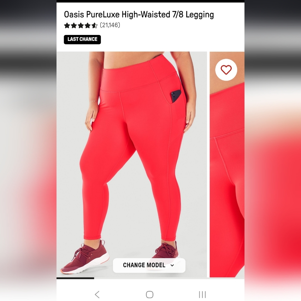 Fabletics Women's Leggings With Pockets - Picture 4 of 10